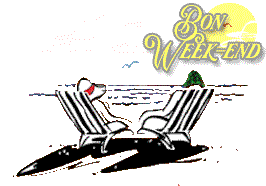 Gif bon week-end plage